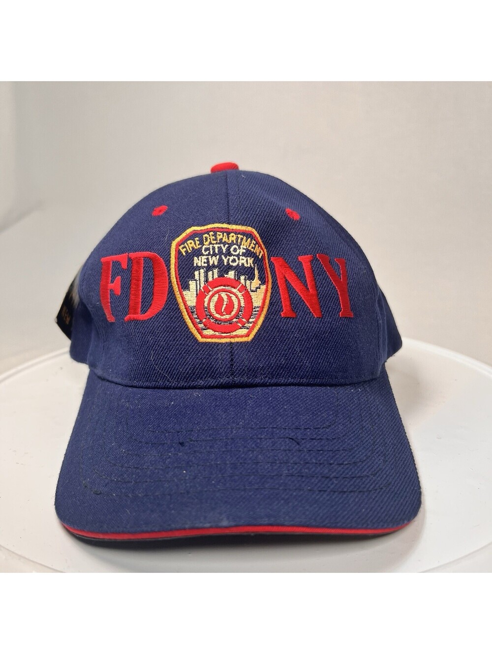 New York Fire Department FDNY Baseball Cap/Hat Blue W/Embroidered Patch